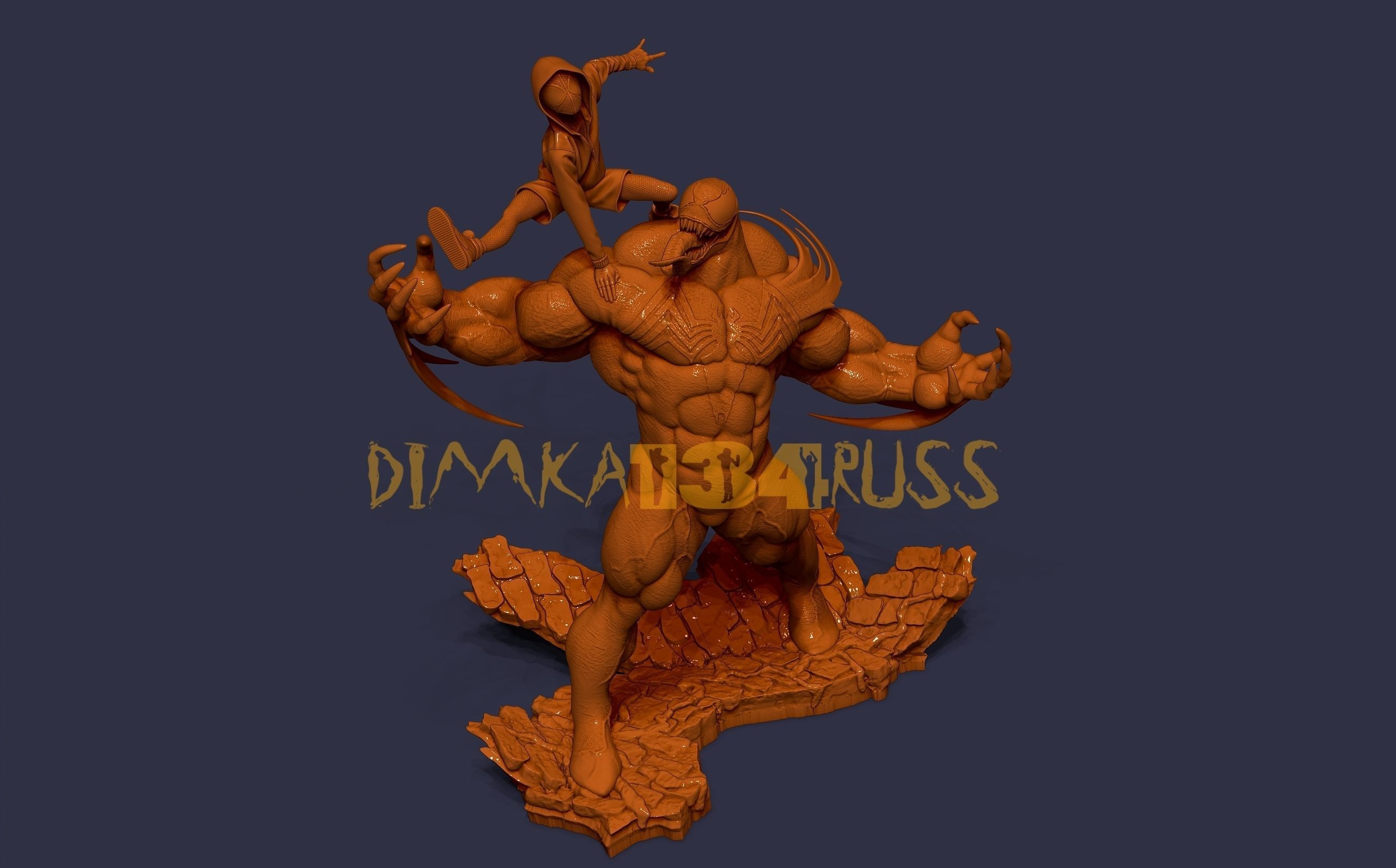 Spider-Man venom 3D print model_13