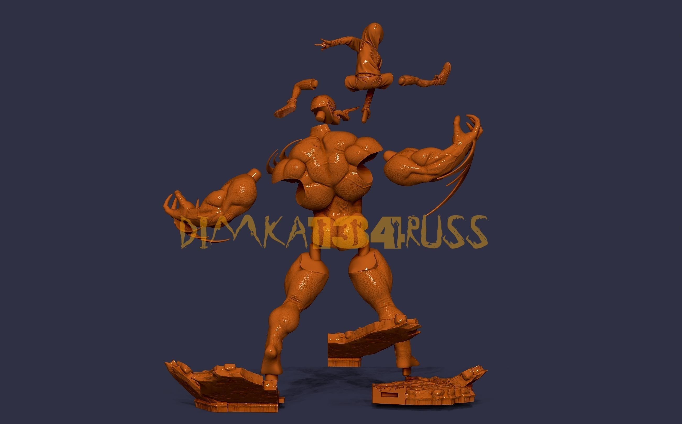 Spider-Man venom 3D print model_7
