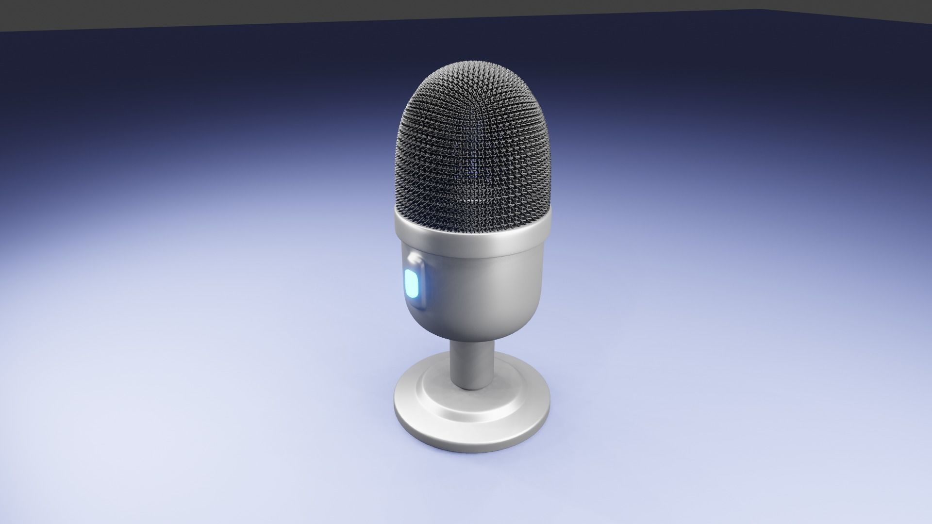 Mini Condenser Mic 3D model_2