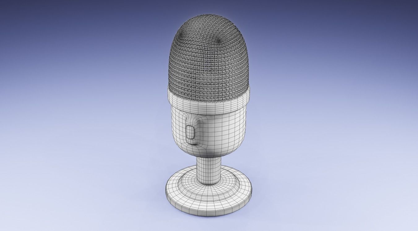 Mini Condenser Mic 3D model_1
