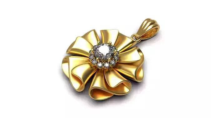 Flower pendant