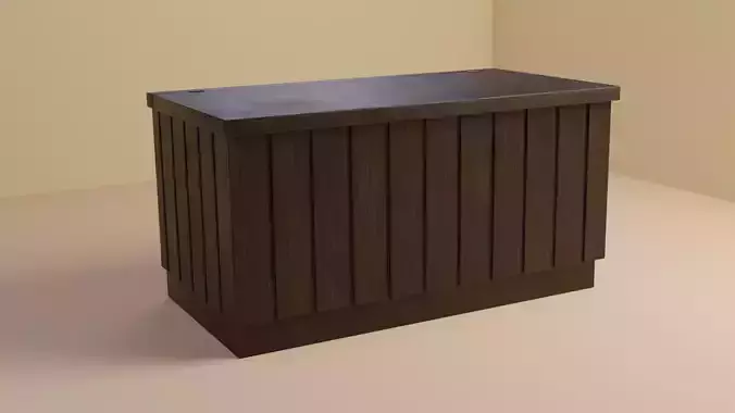 Wood chest