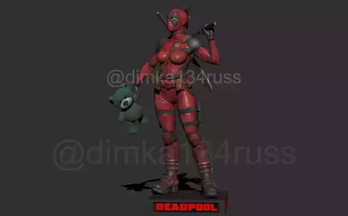 Deadpool 3D print model