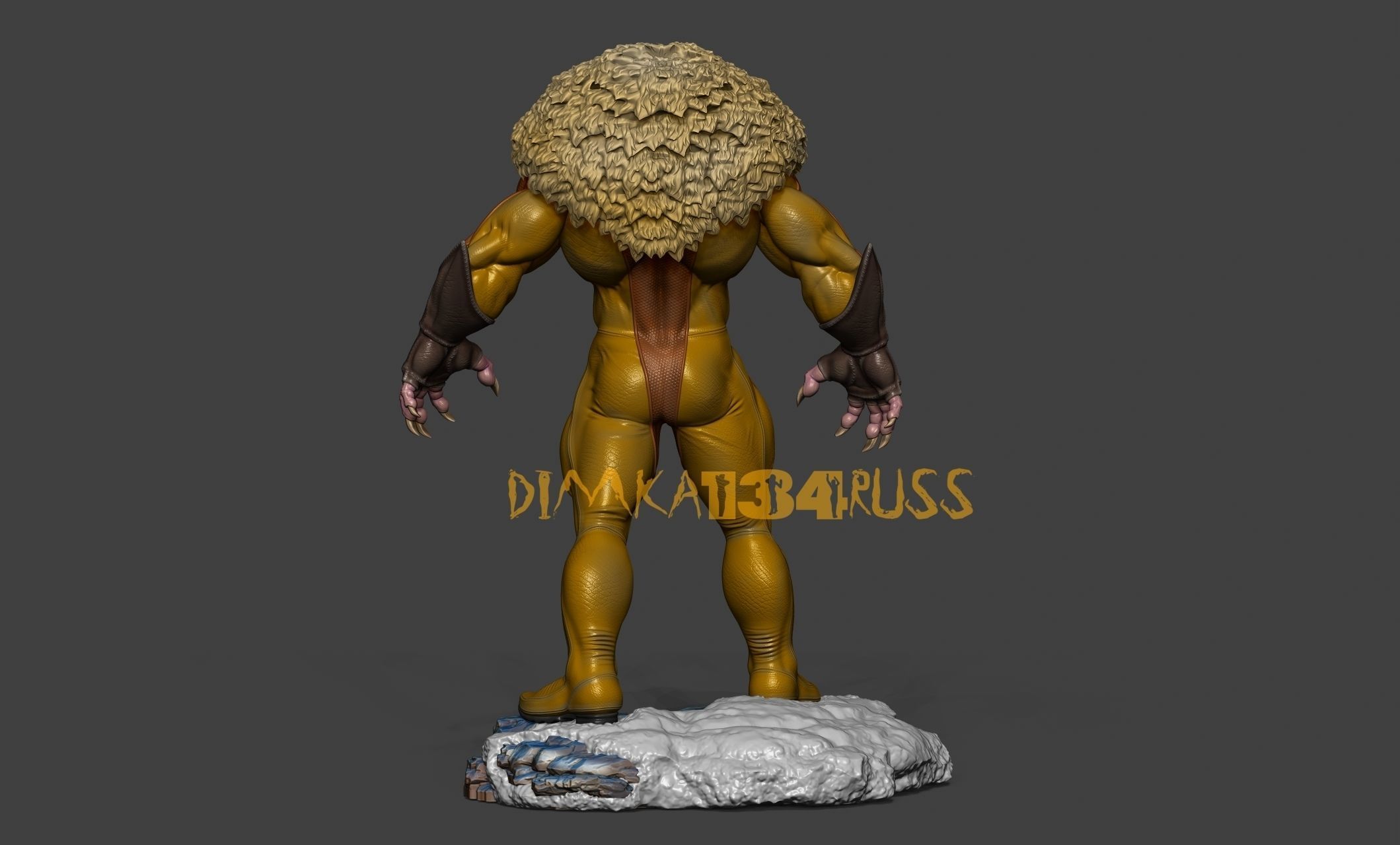 sabretooth 3D print model_2