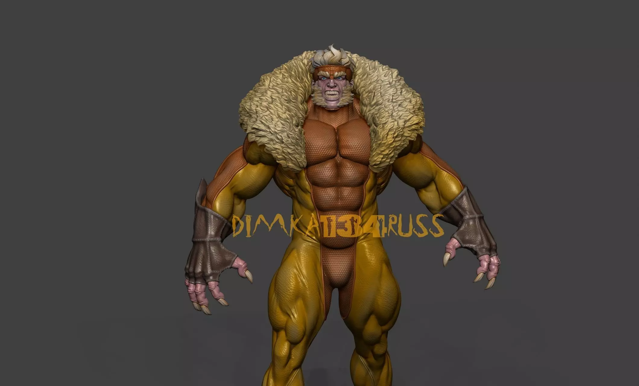 sabretooth 3D print model_0