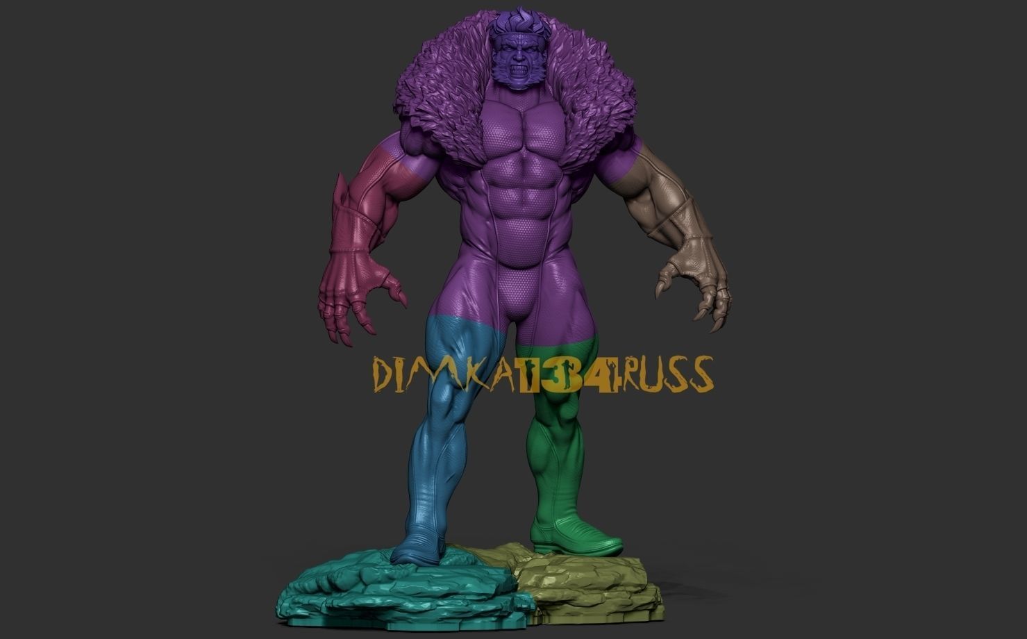 sabretooth 3D print model_7