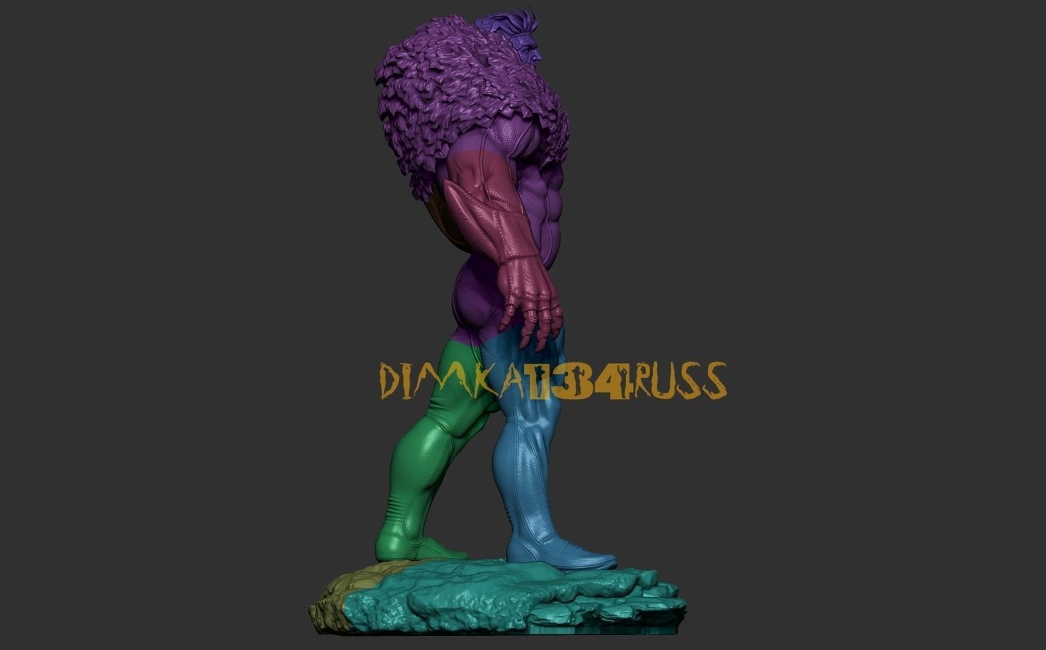 sabretooth 3D print model_8