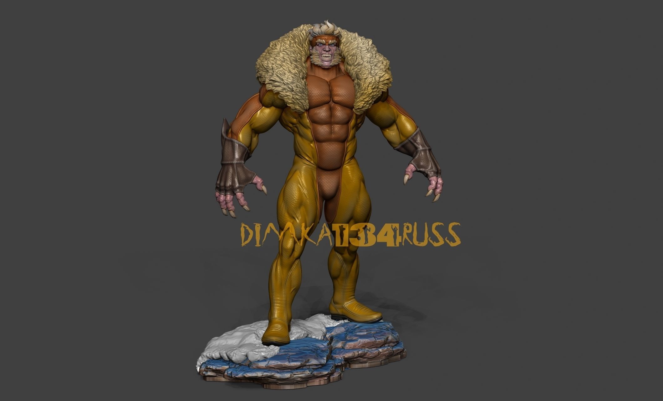 sabretooth 3D print model_1
