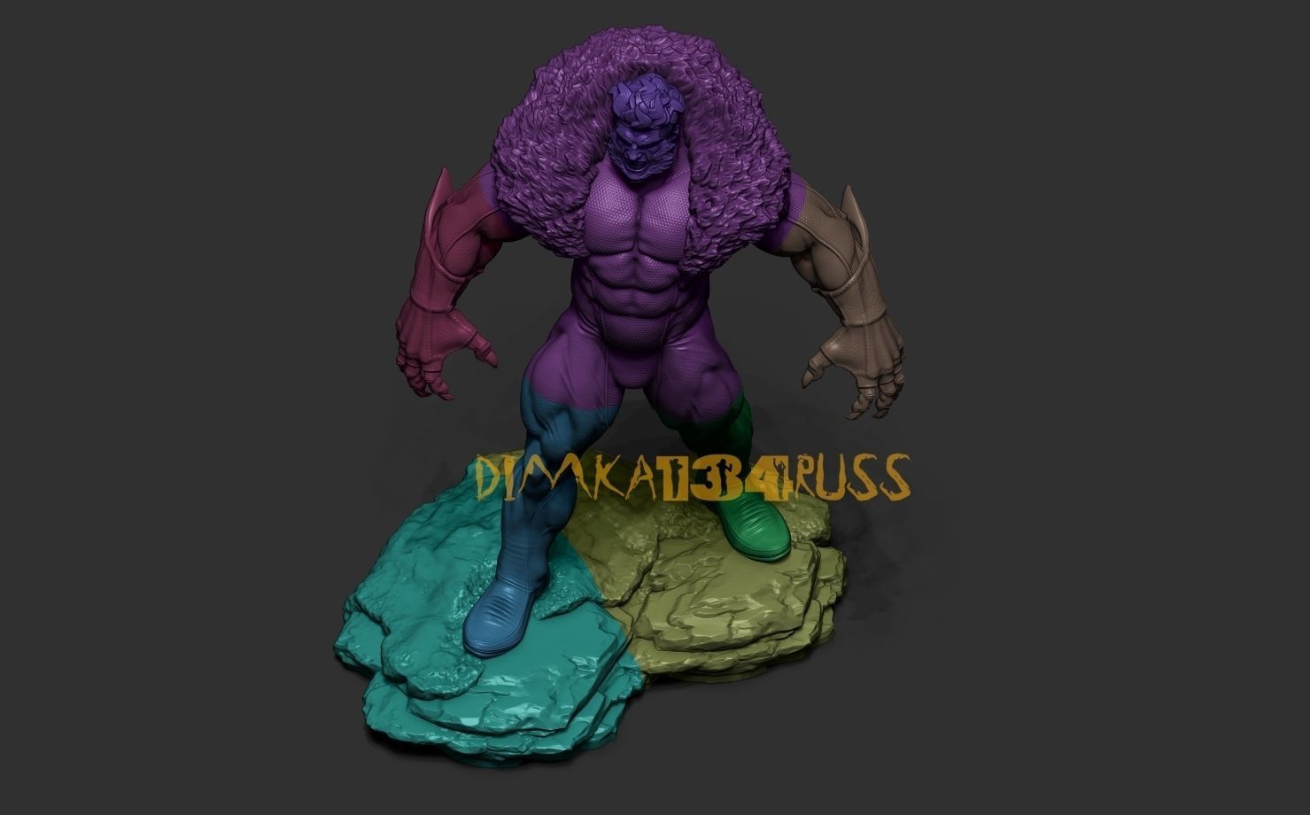 sabretooth 3D print model_11