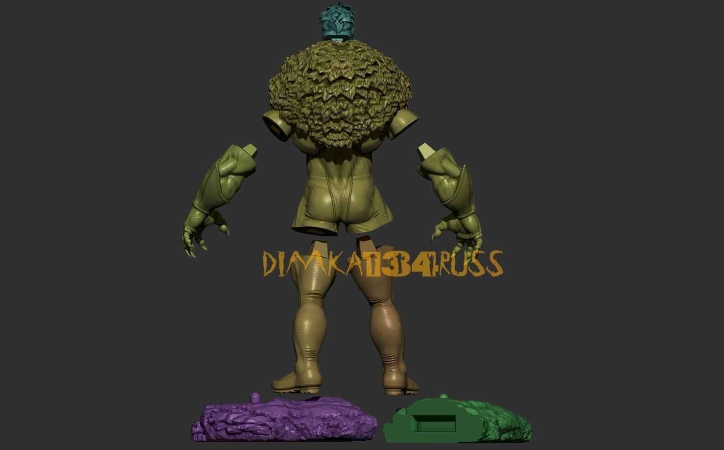 sabretooth 3D print model_6