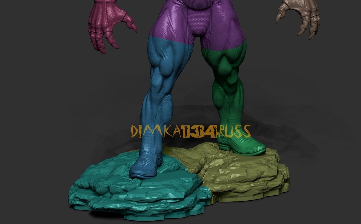 sabretooth 3D print model_13