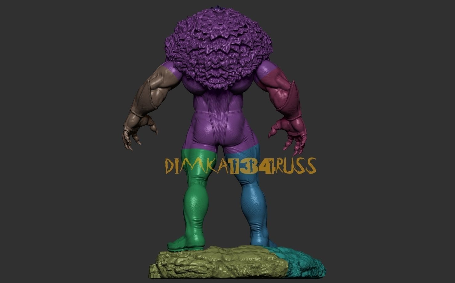 sabretooth 3D print model_9