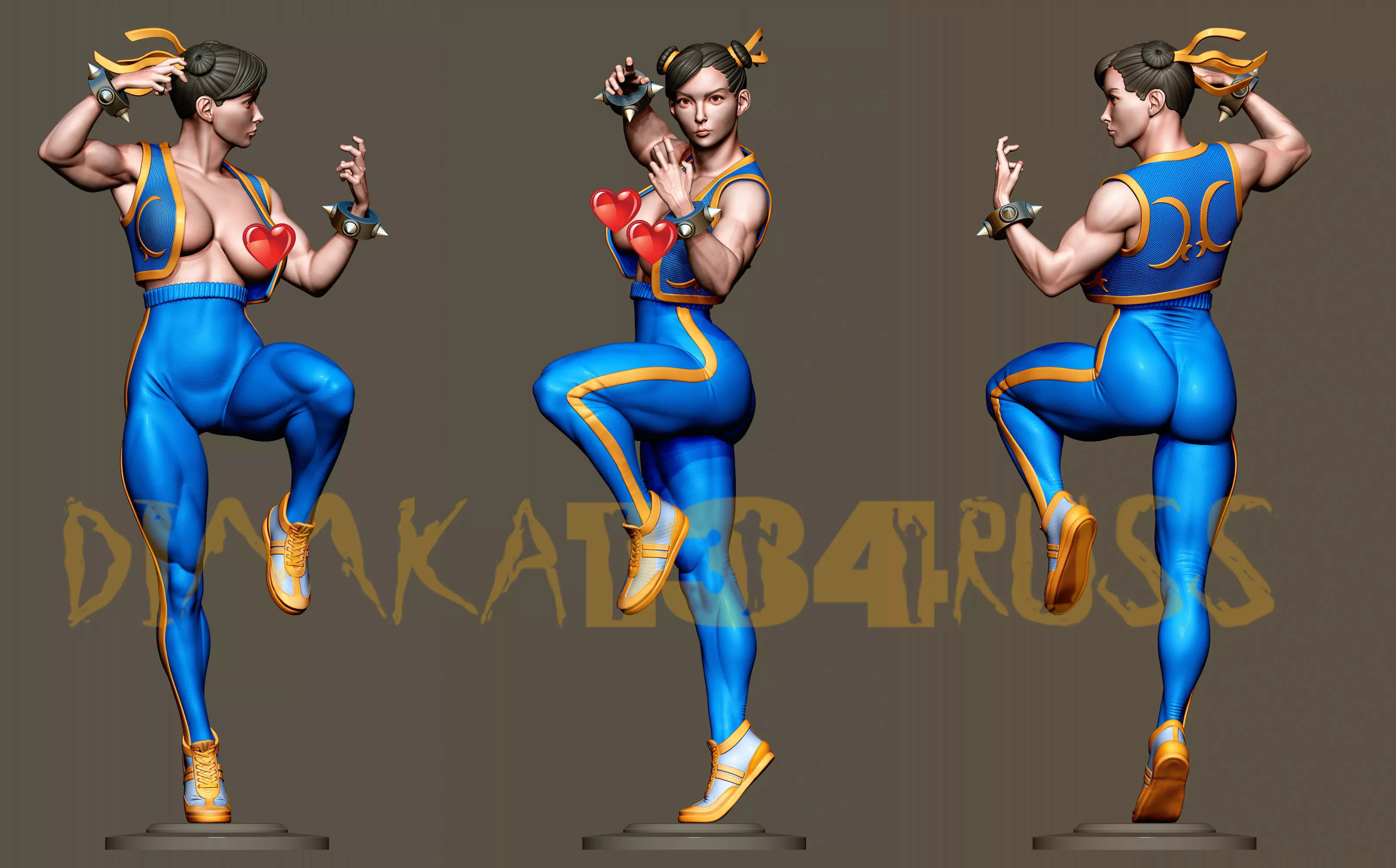 Chun Li 3D print model