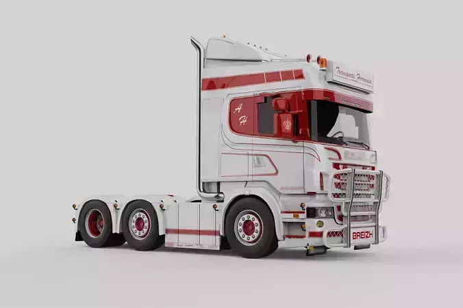 Transports Hervouin Truck 3D model