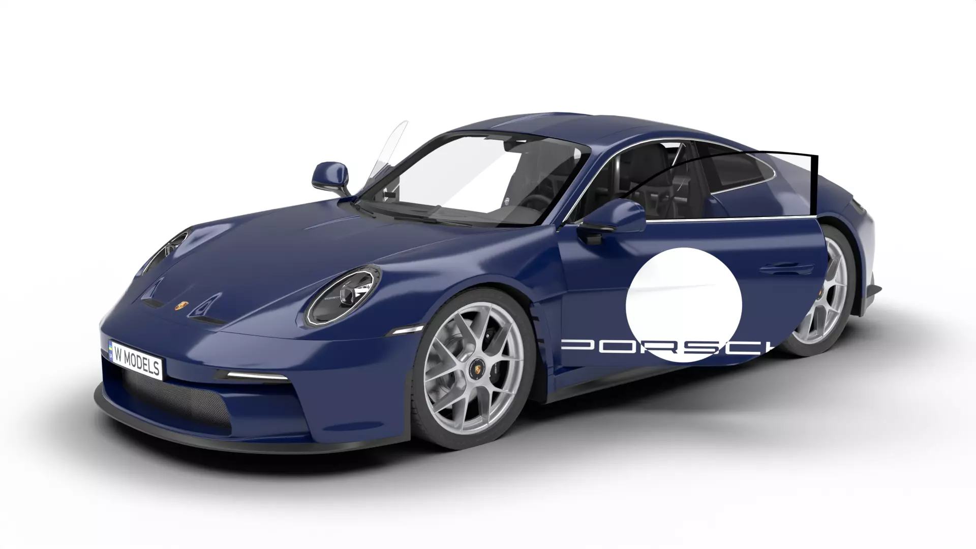 Porsche 911 S-T 2024 HQ 3D model