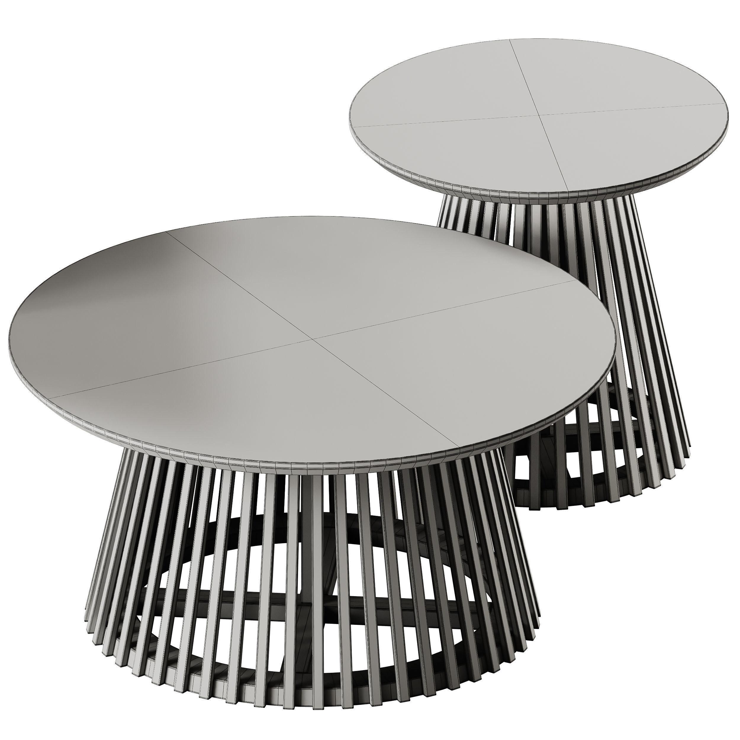 Kave Home Jeanette Coffee Table 3D model_6