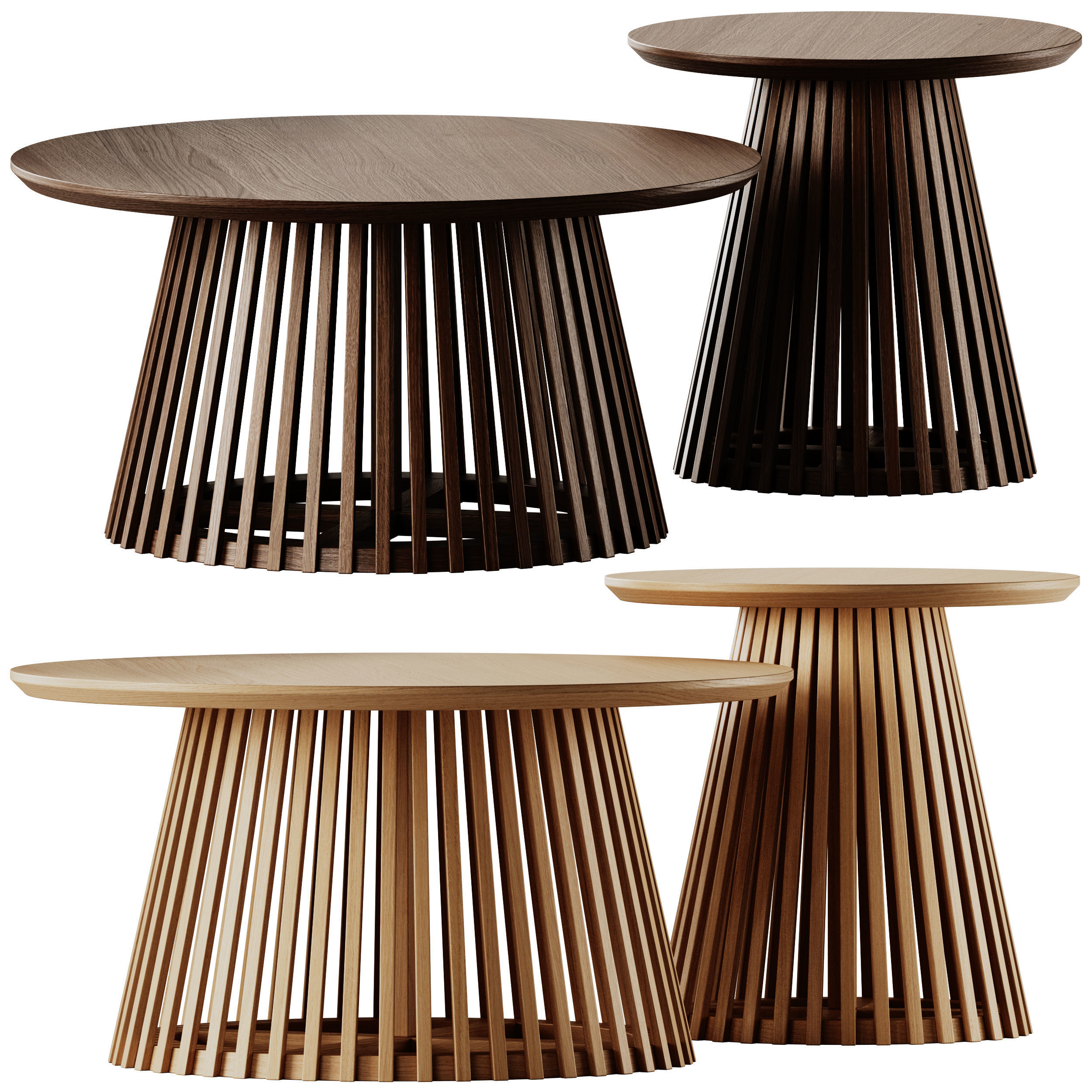 Kave Home Jeanette Coffee Table 3D model_2