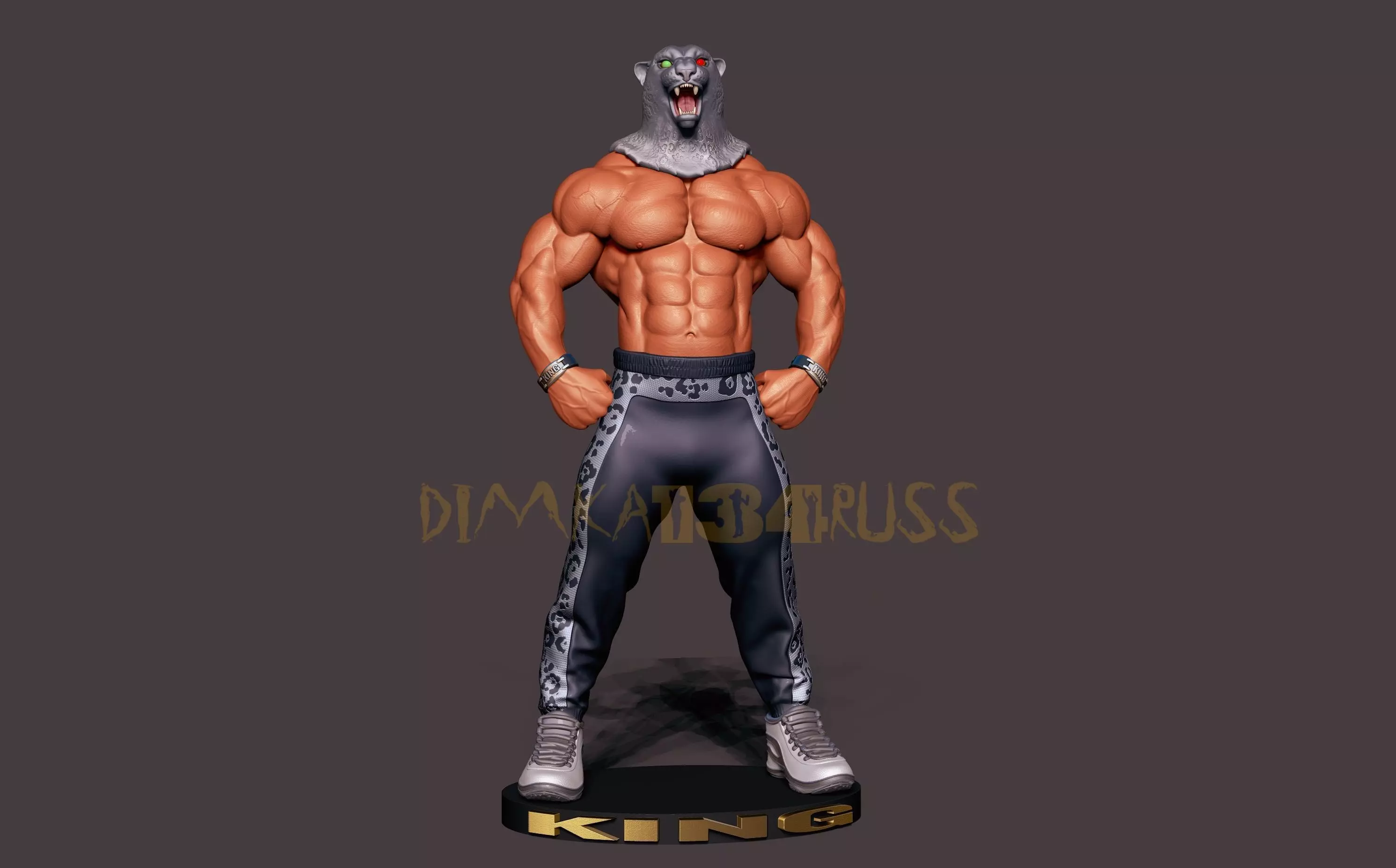KING TEKKEN 3D print model