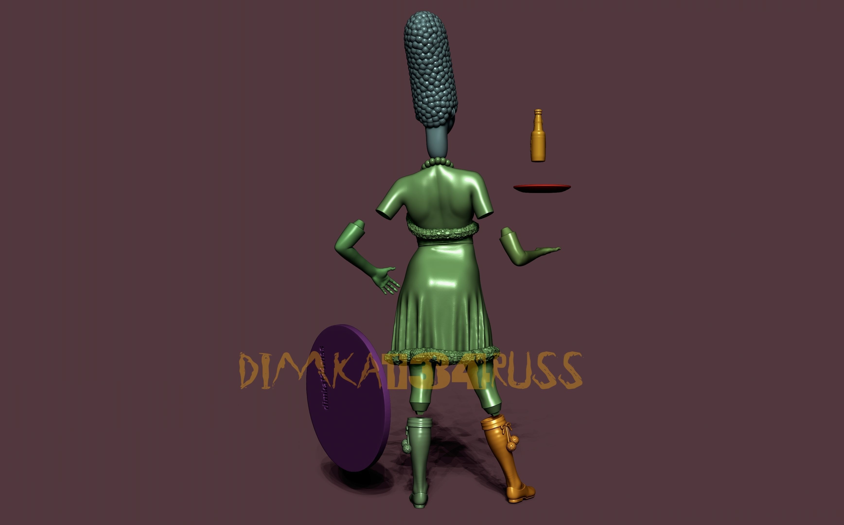 simpsons 3D print model_11