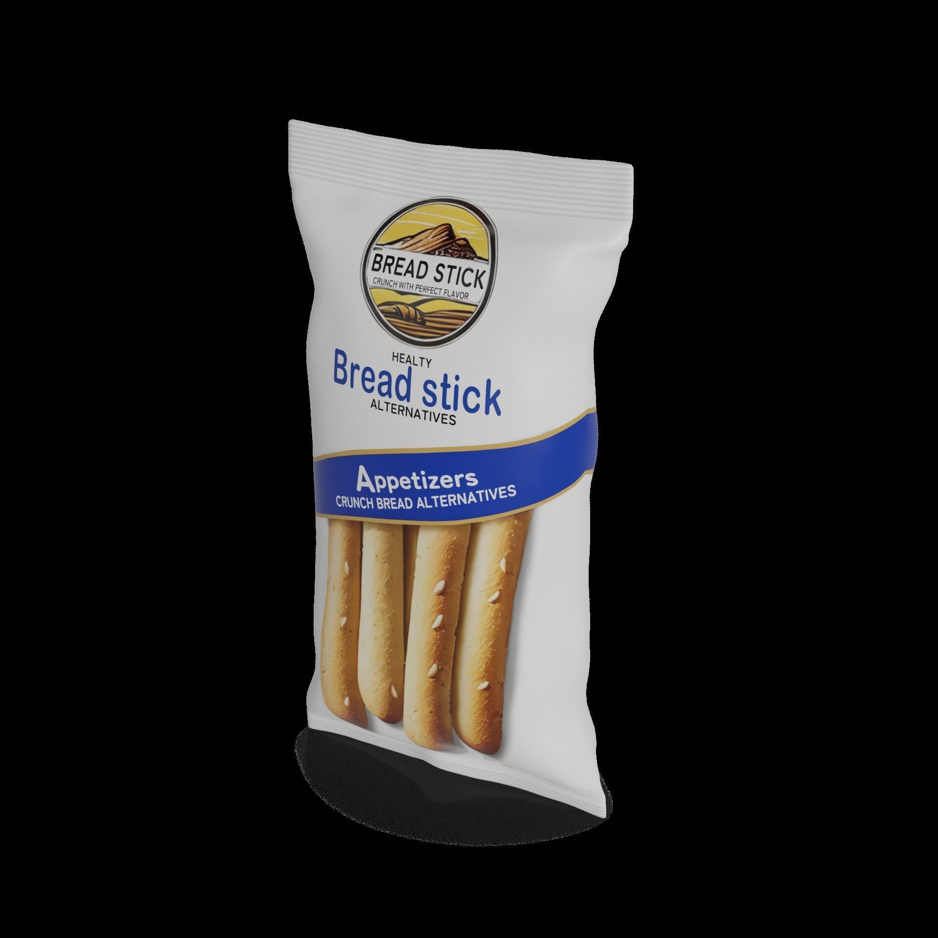 Breadsticks Breadsticks Low-poly 3D model_1