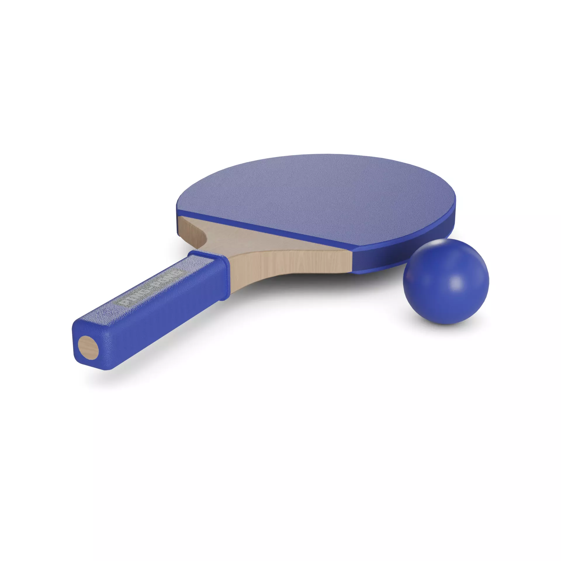 Sports products Ping Pong Paddle Set Low-poly 3D model