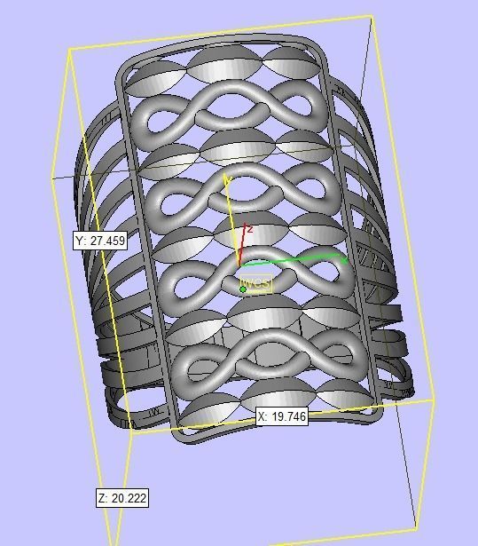 gold ring  3D print model_2