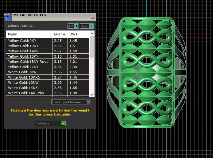 gold ring  3D print model_0