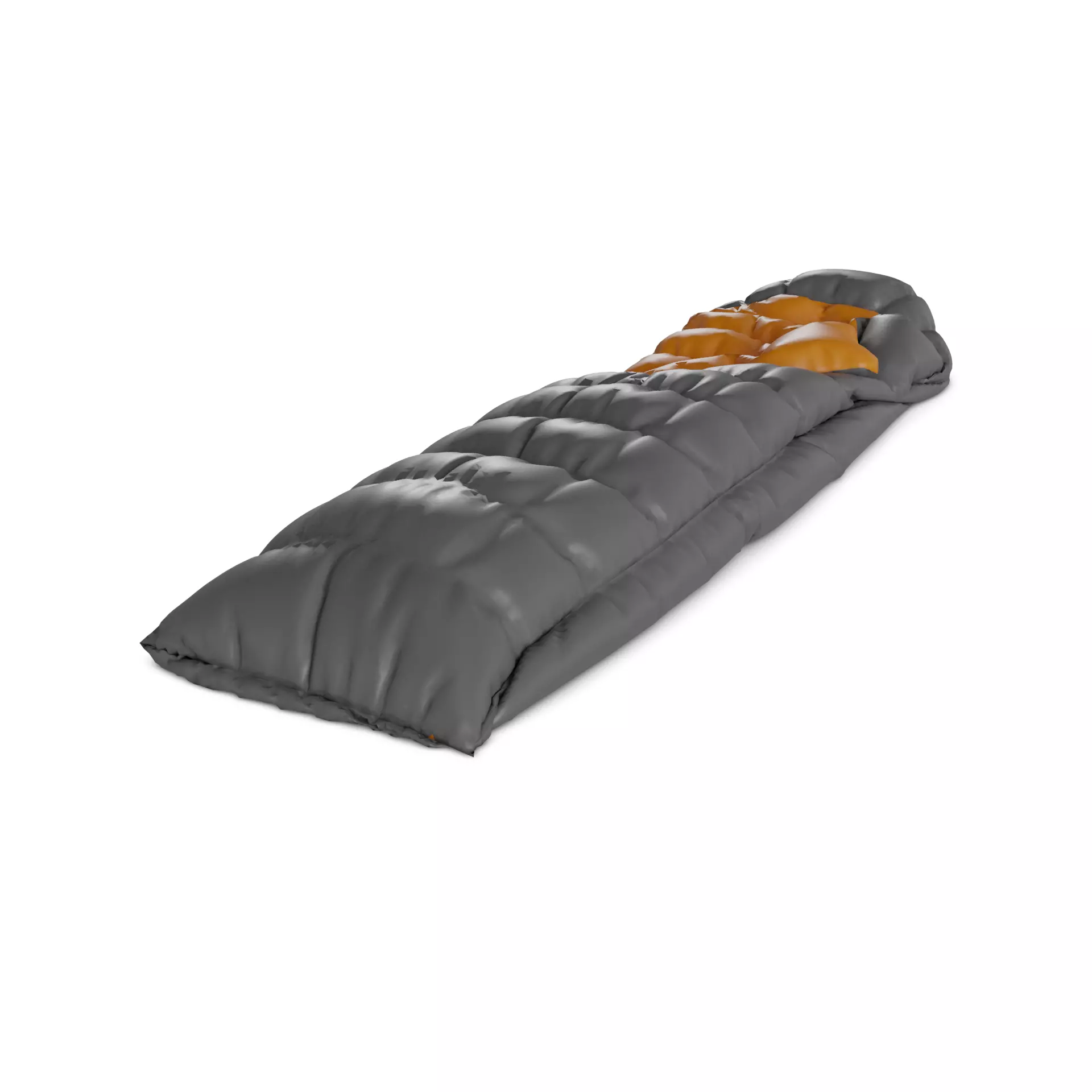 Camping Sleeping Bag 3D model_0