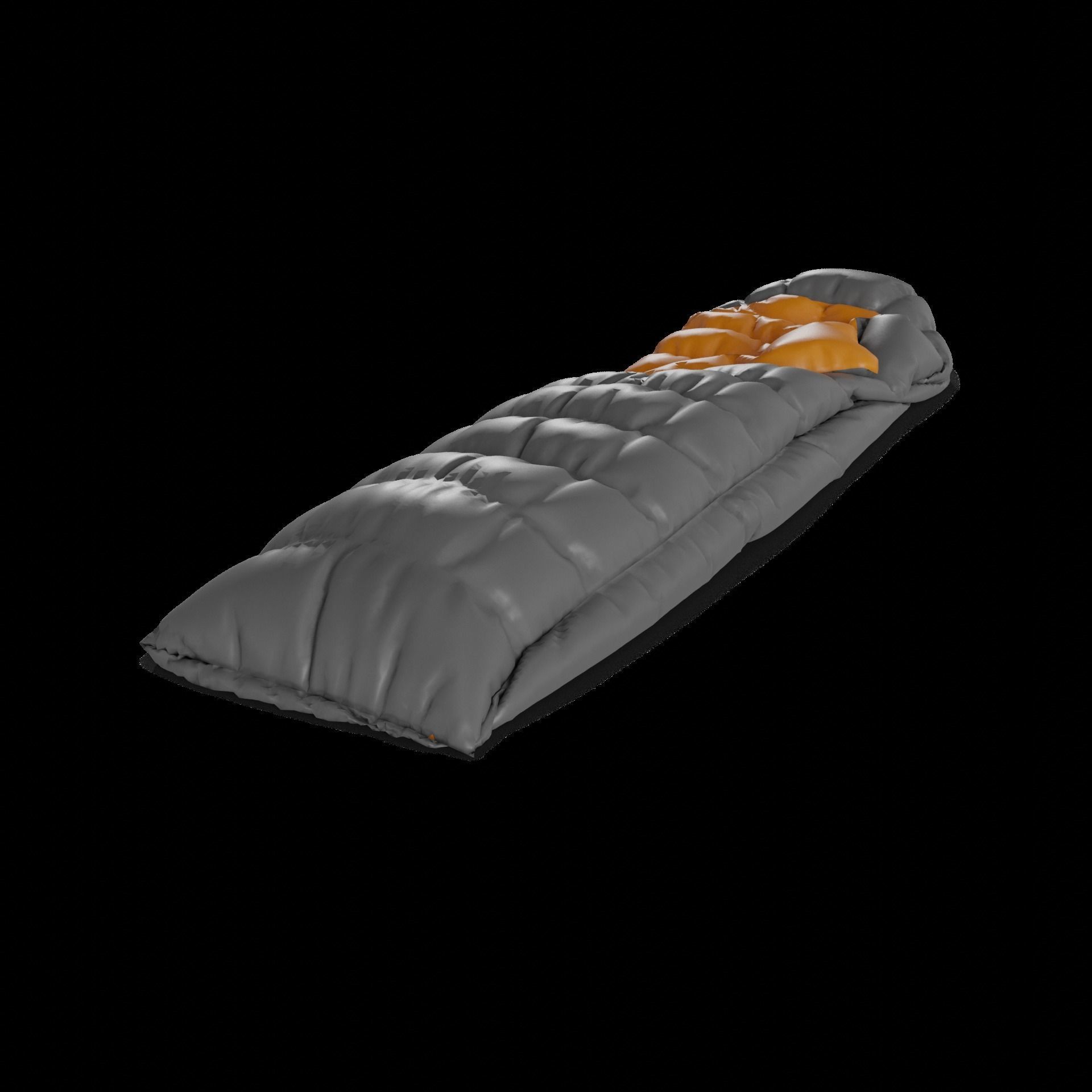 Camping Sleeping Bag 3D model_1