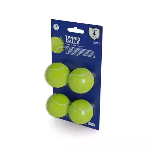 Sports products Tennis Balls 3D model