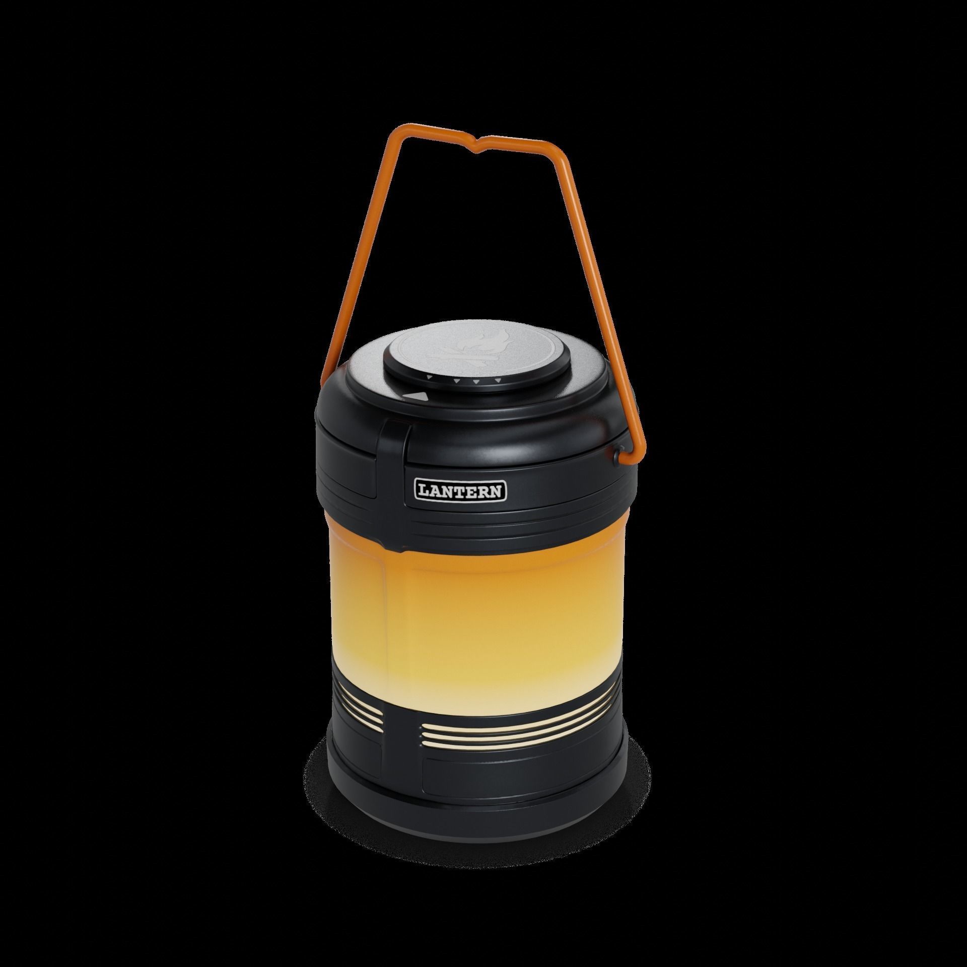 Camping Camping Lantern Low-poly 3D model_1