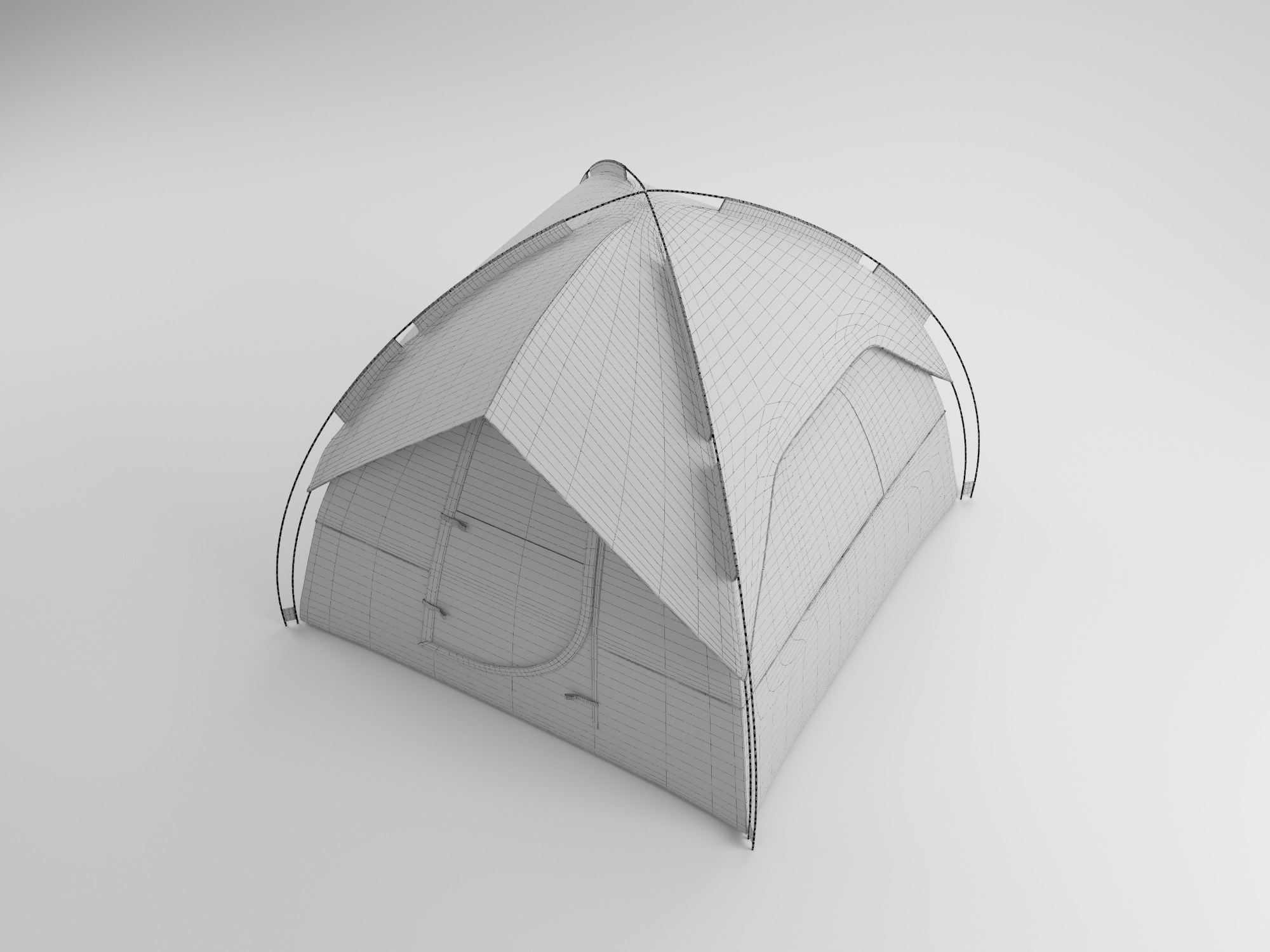 Camping Tent 01 4K PBR 3D model_7