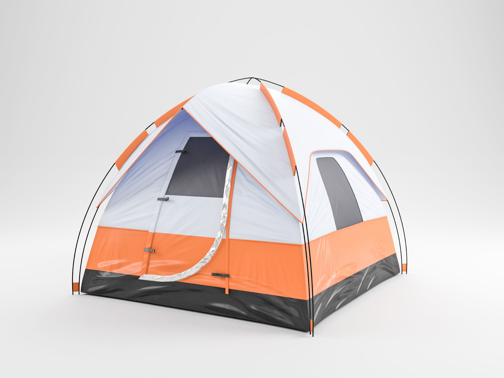 Camping Tent 01 4K PBR 3D model_2