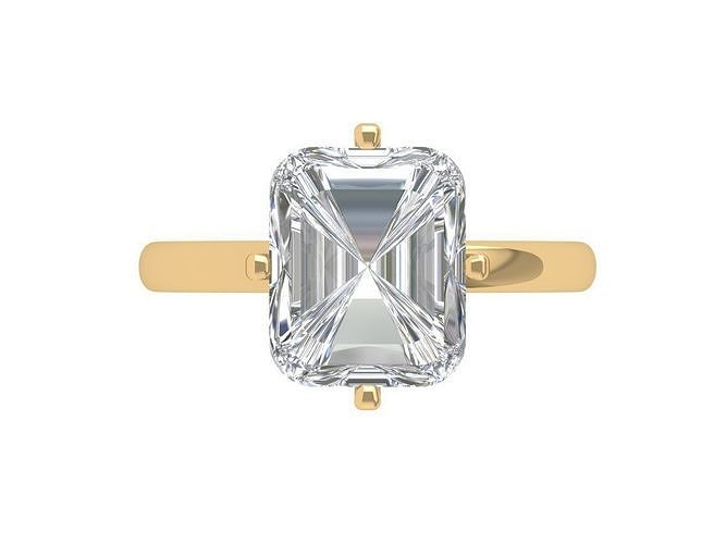 Cushion Solitaire Ring