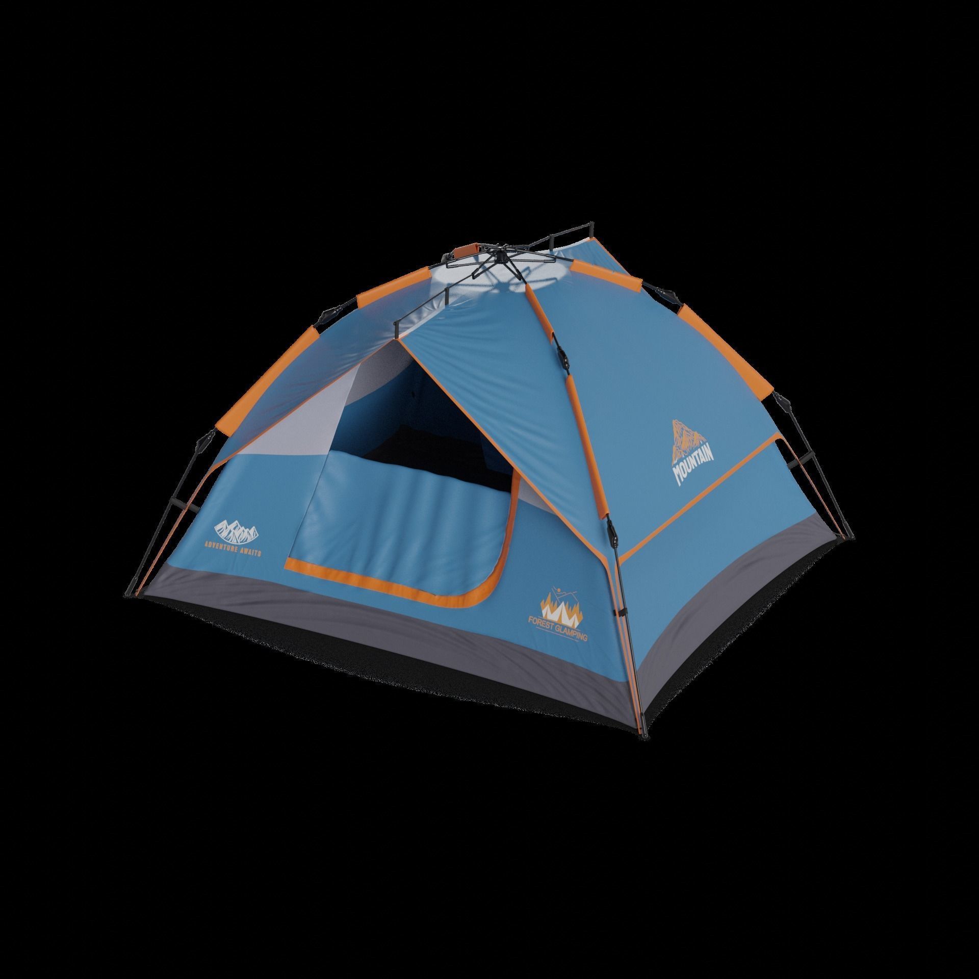 Camping Camping Tent 3D model_1