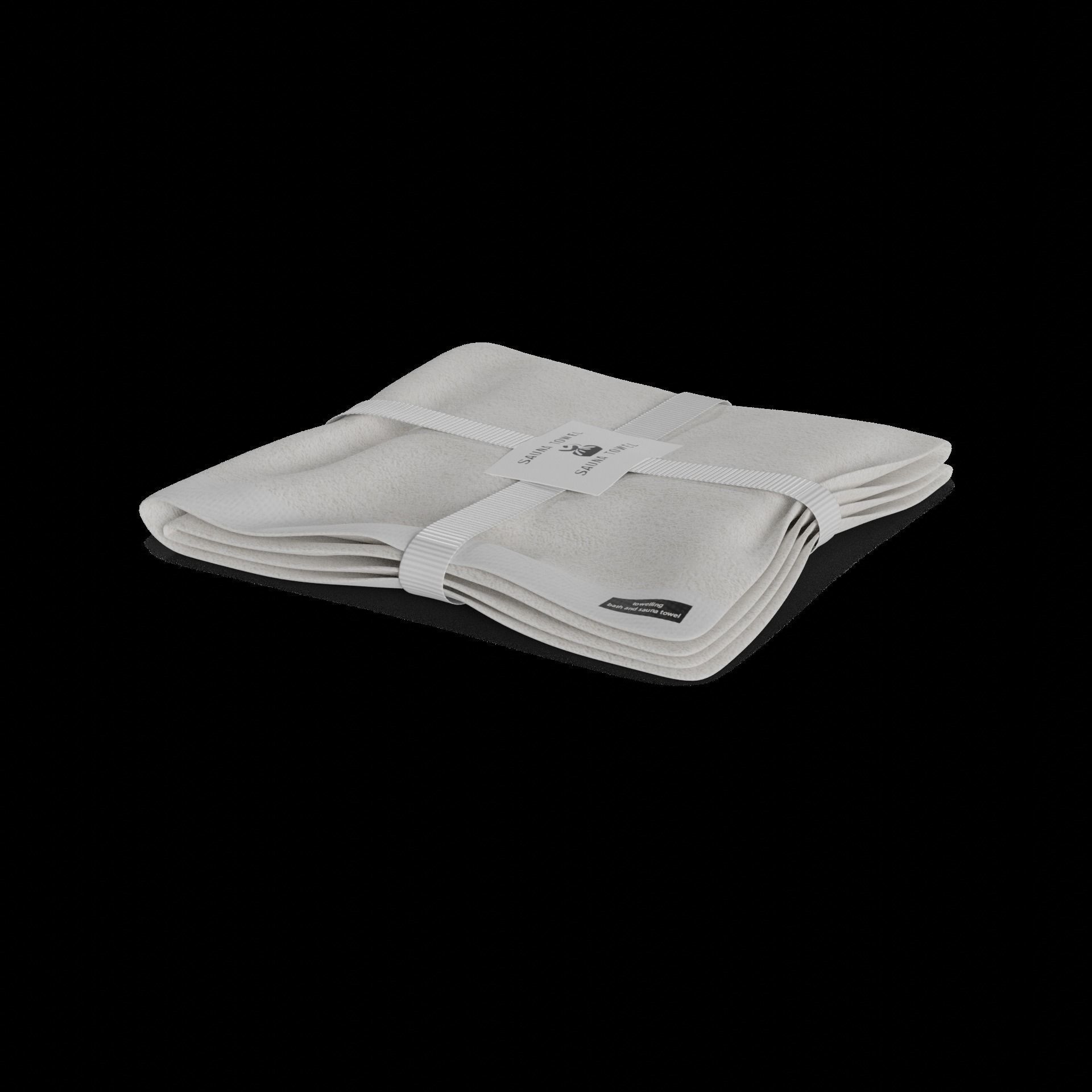 Sauna accessories Sauna Towel 3D model_1