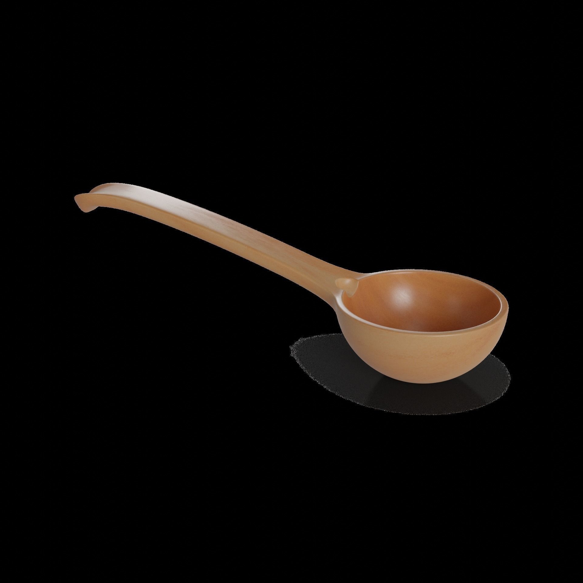 Sauna accessories Sauna Ladle Low-poly 3D model_1