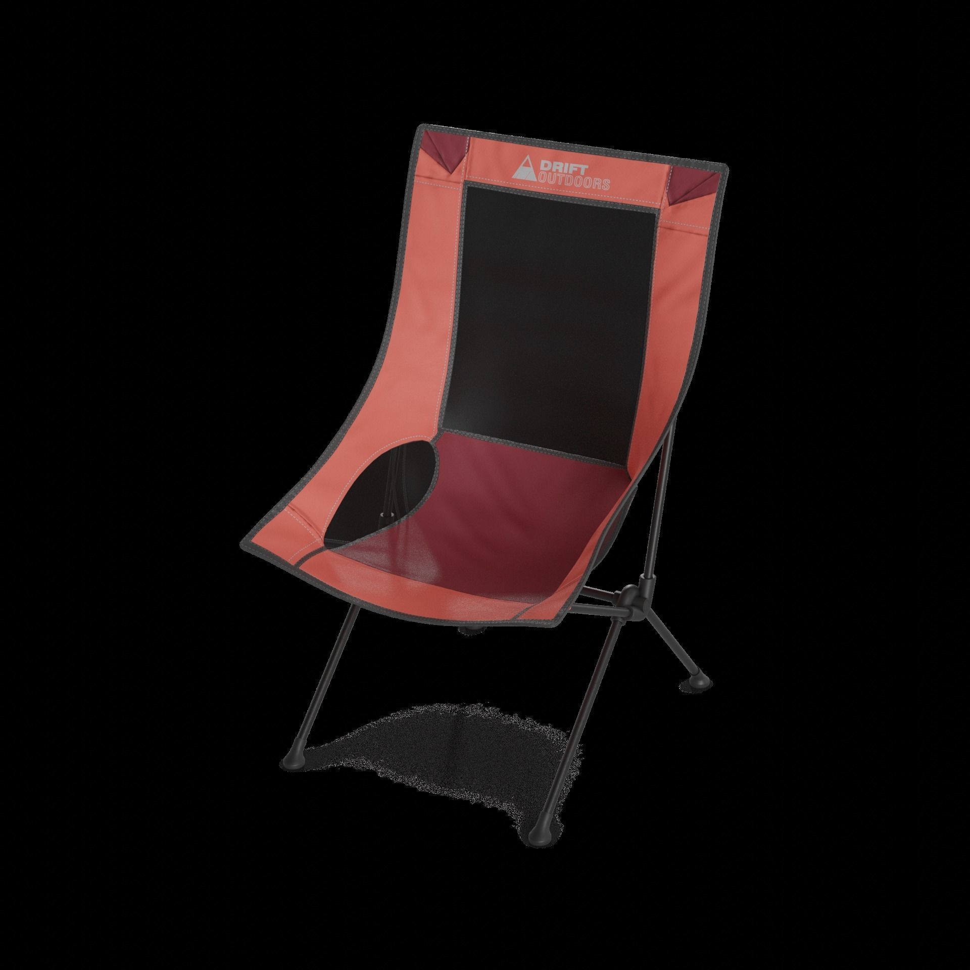 Camping Camping Chair Low-poly 3D model_1