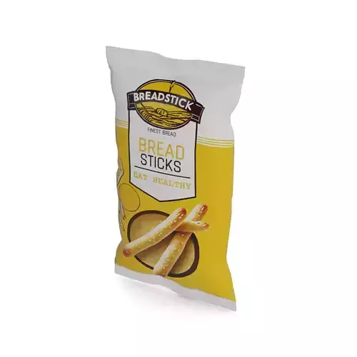 Breadsticks Breadsticks Low-poly 3D model