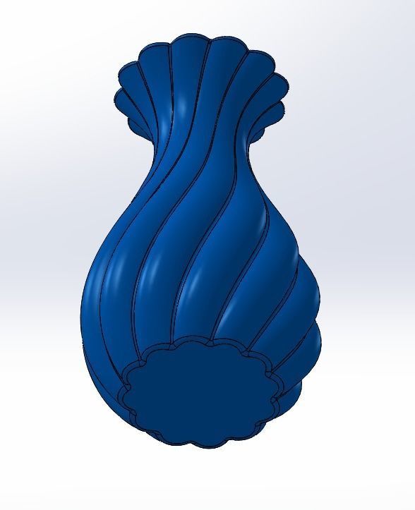 Flower Pot 3D print model_5