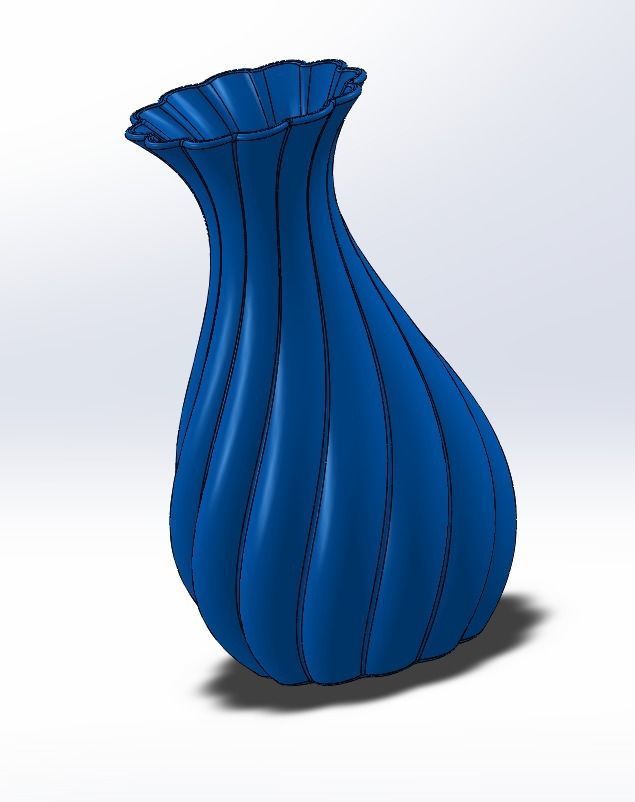 Flower Pot 3D print model_3