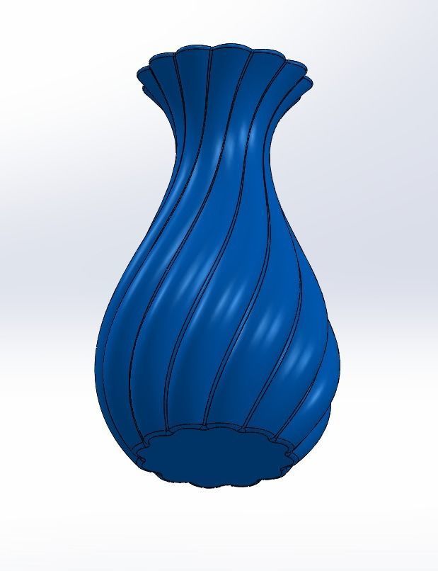 Flower Pot 3D print model_1