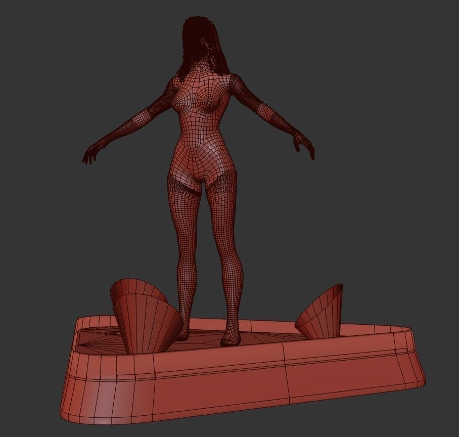 Artificially intelligent Character Low-poly 3D model_23