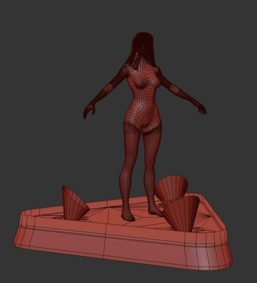 Artificially intelligent Character Low-poly 3D model_21
