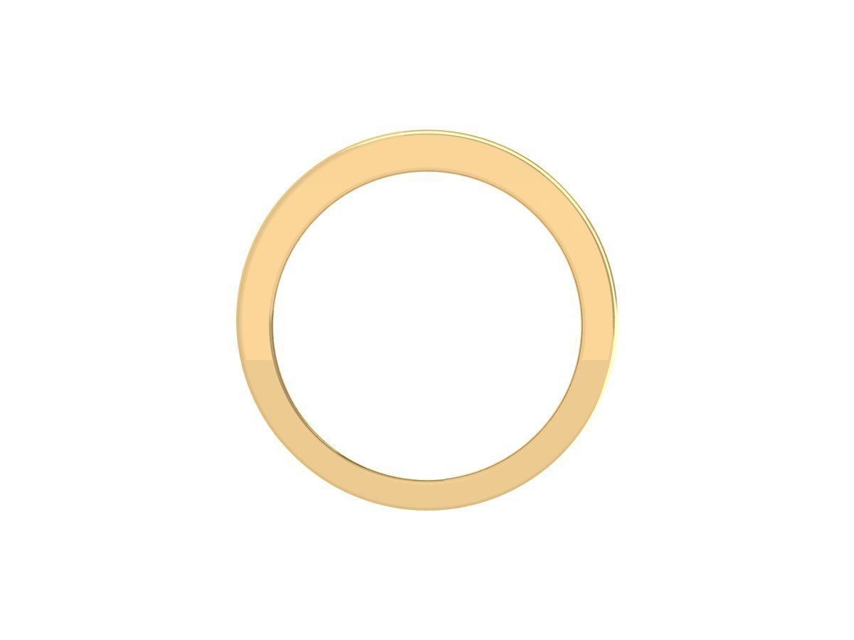 Solitaire Engagement Ring 3D print model_2