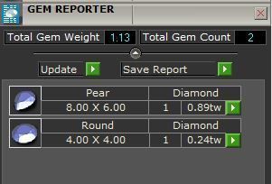 Solitair 2 Stone Ring 3D print model_12