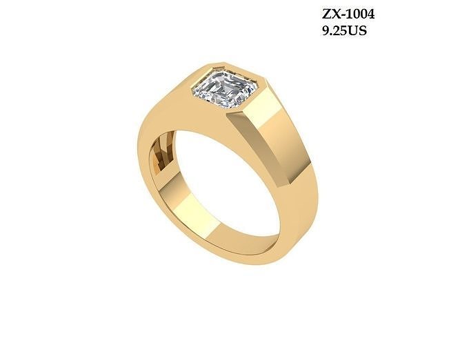 Asscher Solitair Ring