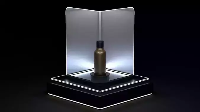 LuxGlow 3D Model - LED Product Display Podium