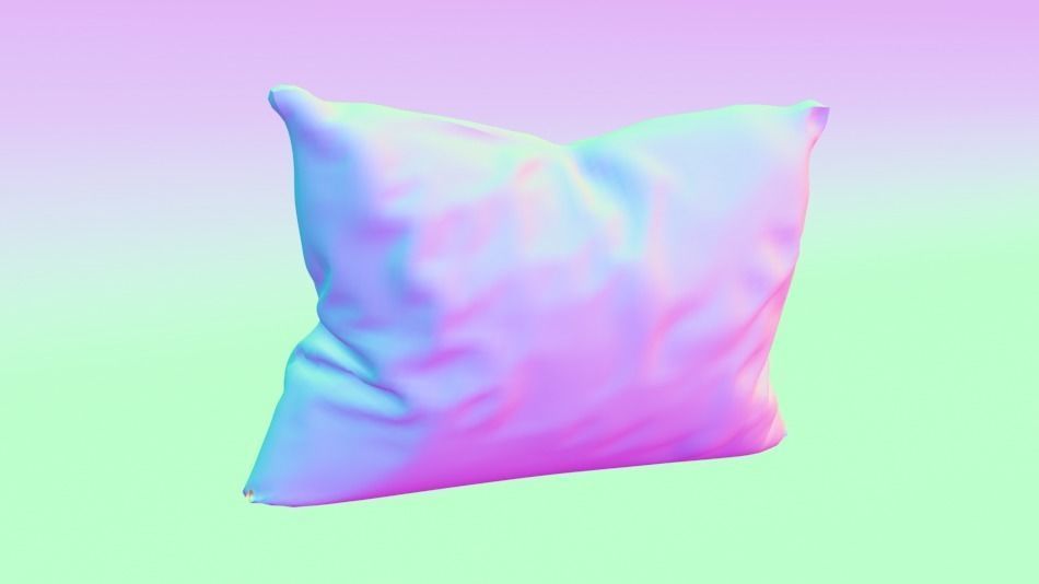 pillow 3D model_9