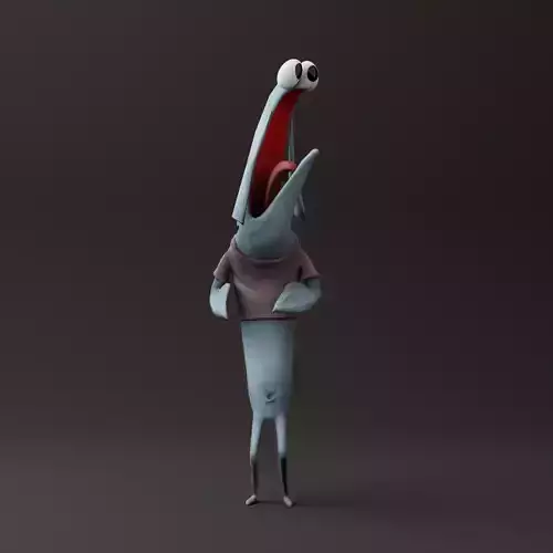 SpongeBob Fish - Incidental 30 Free low-poly 3D model